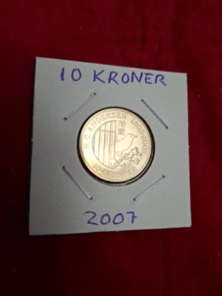 2 Monedas Dinamarca 20 Kr y 10 Kr 2007