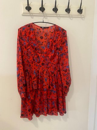 Blusa floral transparente