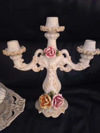 Sopera y Candelabros Vintage Italianos