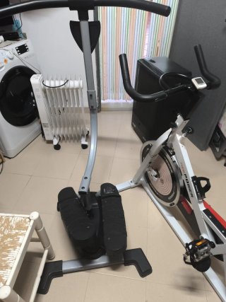 Bicicleta Spinning y Cardio Twister
