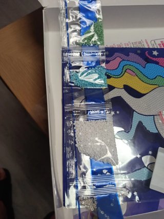 Juego Diamantiny Arte Cristal Unicornio