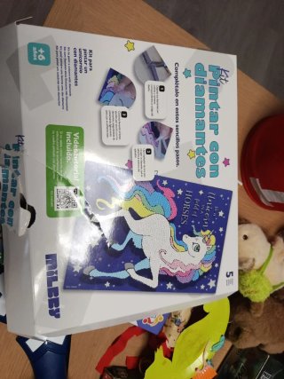 Juego Diamantiny Arte Cristal Unicornio