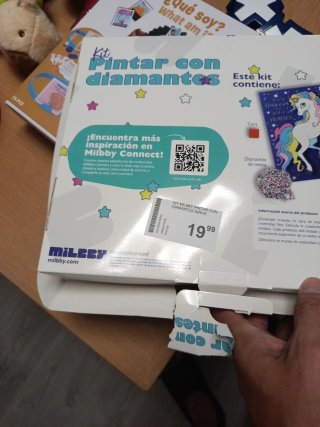 Juego Diamantiny Arte Cristal Unicornio