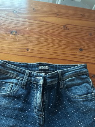 Jeans Azules con Brillantes