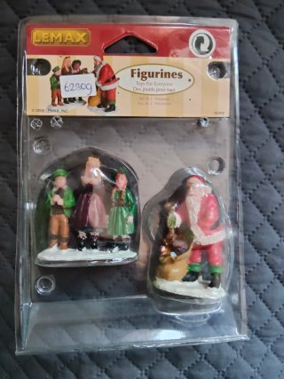 Figuras Lemax Papá Noel y niños (Set 2)