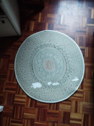 Alfombra redonda decorativa