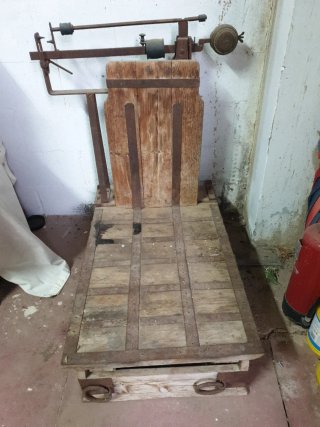 Báscula antigua plataforma 450kg