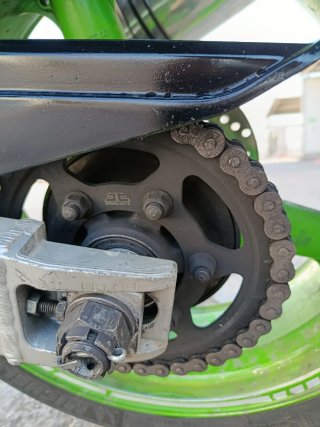 Kawasaki Ninja ZX6R Verde/Morado