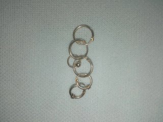 6 Pendientes Aro Plata Pequeños Piercing