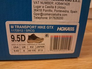Zapatillas Hoka Transport Hike Gore-Tex