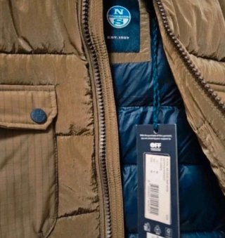 Chaqueta North Sails Plumas Hombre XL Verde Oliva