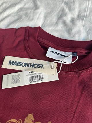 Lote 2 Camisetas Maison Host + Mertra XL