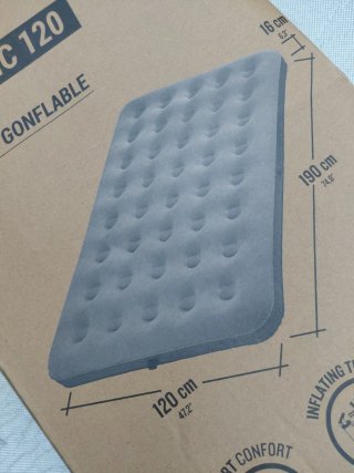 Colchón hinchable Quechua Air Basic 120, 2 persona