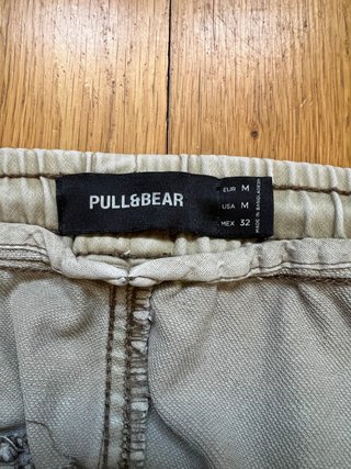 Pantalón Cargo beige Pull&Bear Talla M