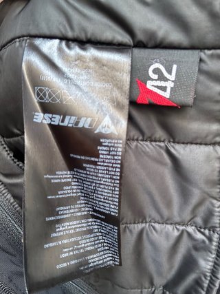 Cazadora Moto Dainese Piaggio Negra