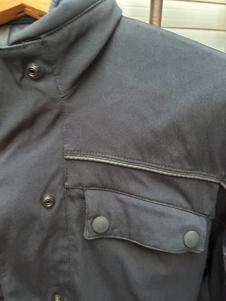 Cazadora Moto Dainese Piaggio Negra