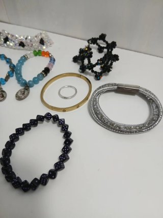 Lote de pulseras bisutería