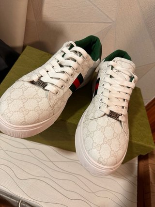 Zapatillas Gucci Ace Blancas