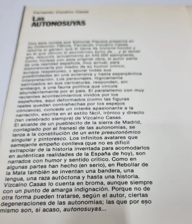Las Autonosuyas: Novela de historia-ficción