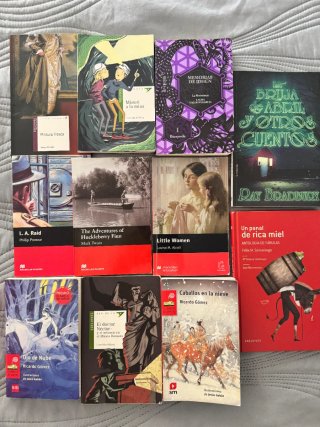 Libros de lecture ESO CASTELLANO,INGLES,VALENCIANO