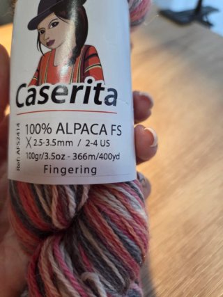 Lana Caserita 100% Alpaca Fingering