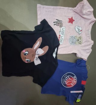 Lote Ropa Niños PSG y Fresa