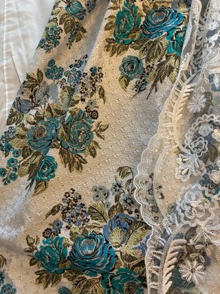 Traje de Fallera azul y blanco, precio negociable