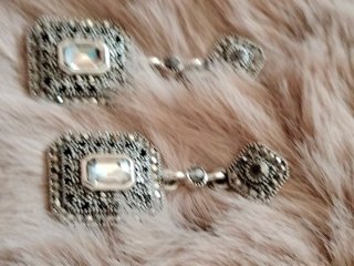 Pendientes Vintage Marquesitas Plata