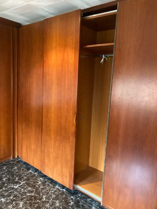 Cabecero cama con armario madera