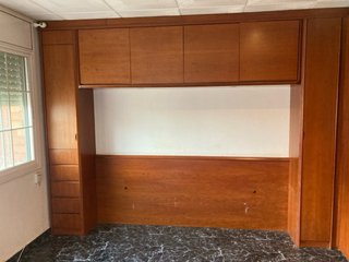 Cabecero cama con armario madera