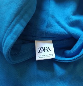 Sudadera Zara Azul Talla L