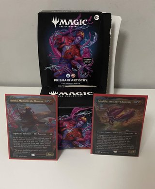 MTG Mazo Commander Strixhaven con fundas