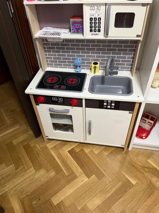Cocina de madera infantil