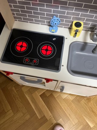 Cocina de madera infantil