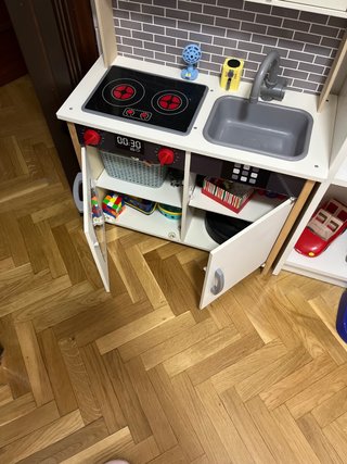 Cocina de madera infantil