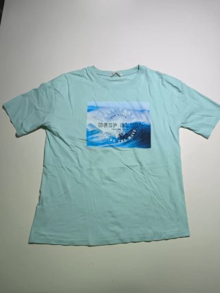 Camiseta Zara Gris Talla L