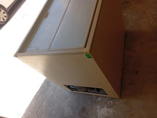 Congelador horizontal beige