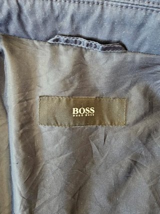 Parka Hugo Boss Talla XL Azul Marino