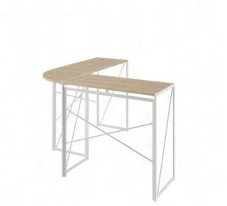 Escritorio esquinero madera y metal