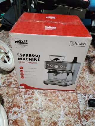 Cafetera Espresso Garvee Plata