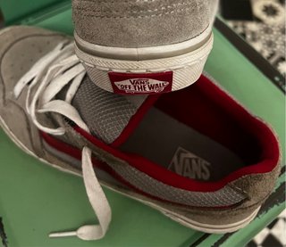 Zapatillas Vans Unisex Gris y Rojo