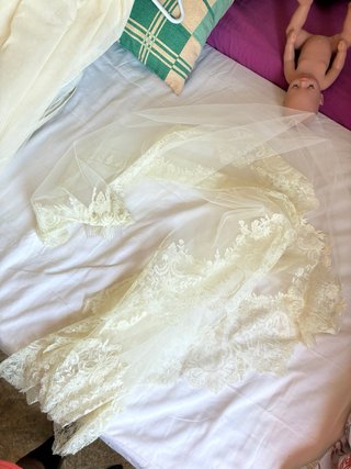 Vestido de Novia Pronovias Blanco Con velo