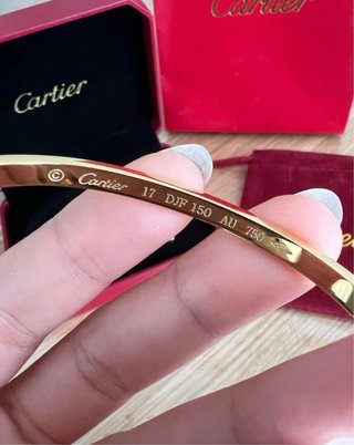 Pulsera inspo Cartier acero inoxidable estilo Love