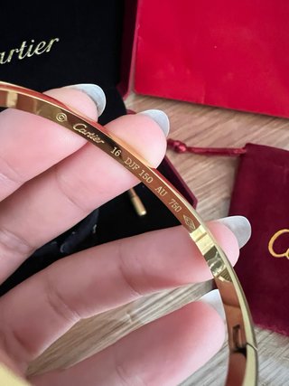 Pulsera inspo Cartier acero inoxidable estilo Love