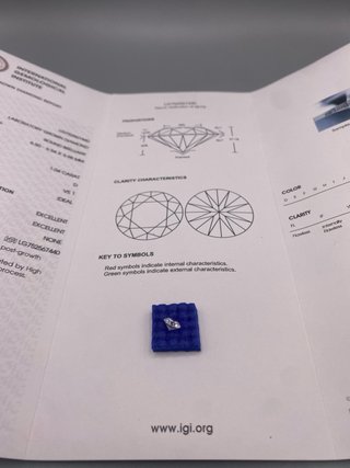 Diamante Laboratorio 1.04 ct D VS1 IGI