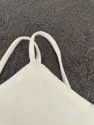 Top Zara Blanco Halter