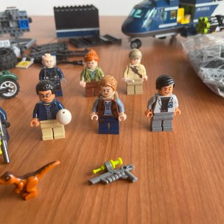 Lego Jurassic World Lote Piezas Helicoptero Dino