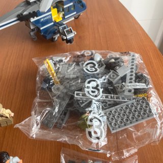 Lego Jurassic World Lote Piezas Helicoptero Dino