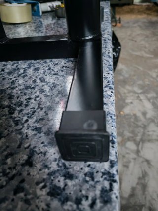 Rack para discos y barras olímpicas para Agustin