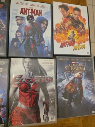 Lote 8  Películas DVD Marvel (Español)